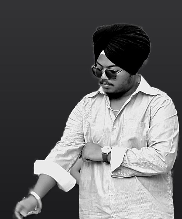 Portrait of Gagandeep in black and white